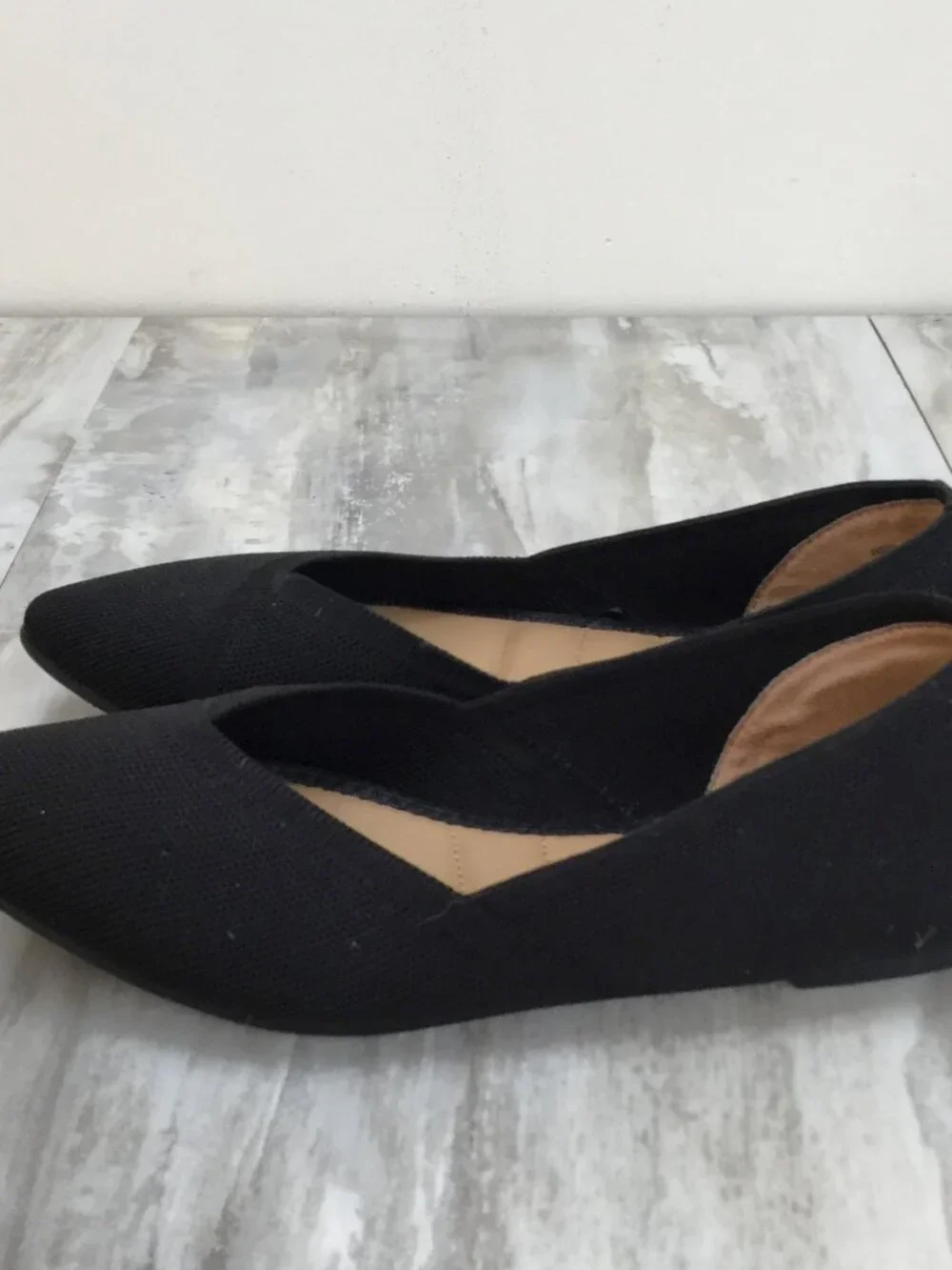 Cynthia Rowley Black Flats 7m - Picture 2 of 8